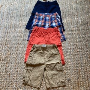 Children’s Place 4pr cotton boys shorts sz 8